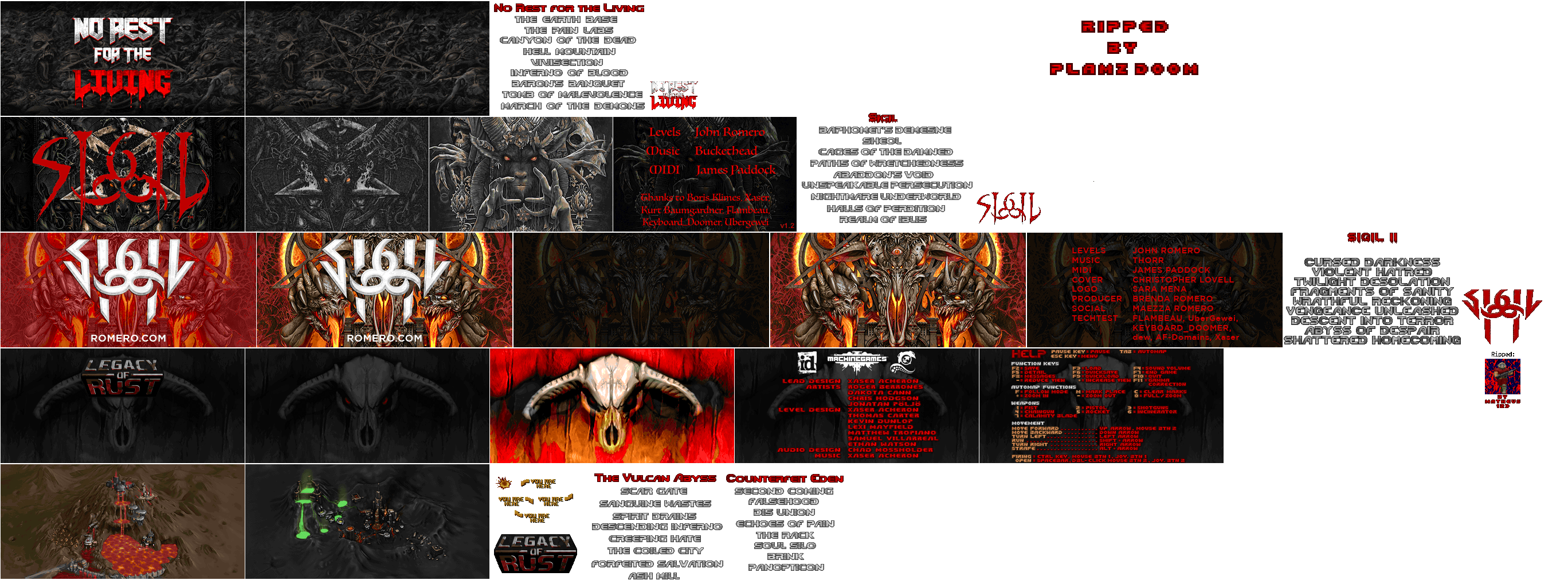 Intermissions & Menus (DOOM + DOOM II Addons)