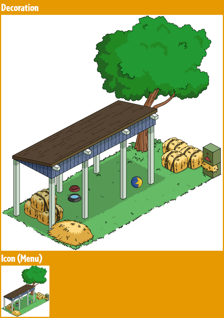 The Simpsons: Tapped Out - Petting Zoo Awning