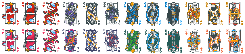 "Friends of Jimbo 1" Playing Cards