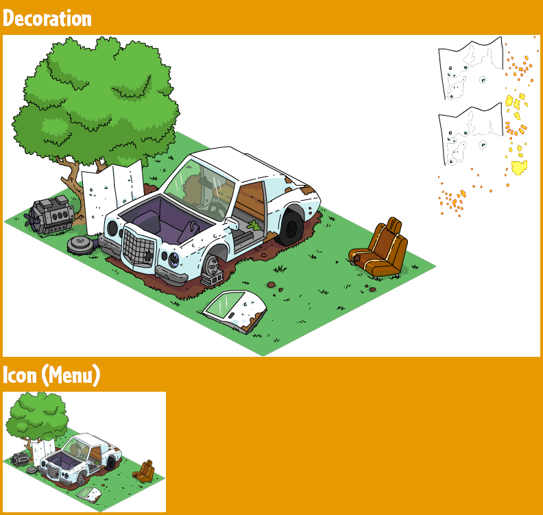 The Simpsons: Tapped Out - Piece-of-Crap Car