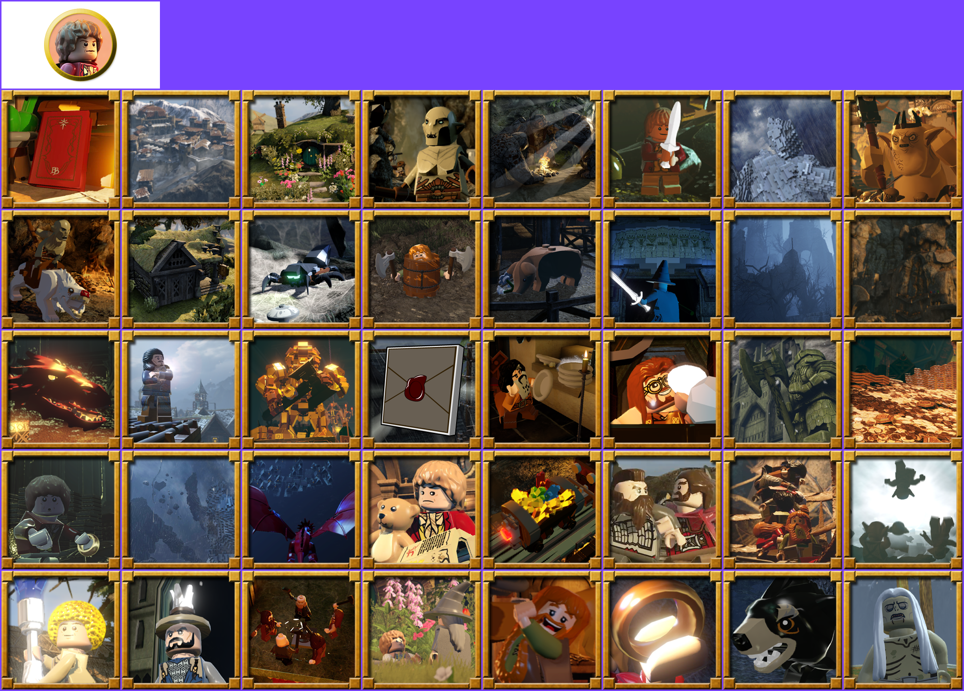 LEGO The Hobbit - Trophy Banner & Icons