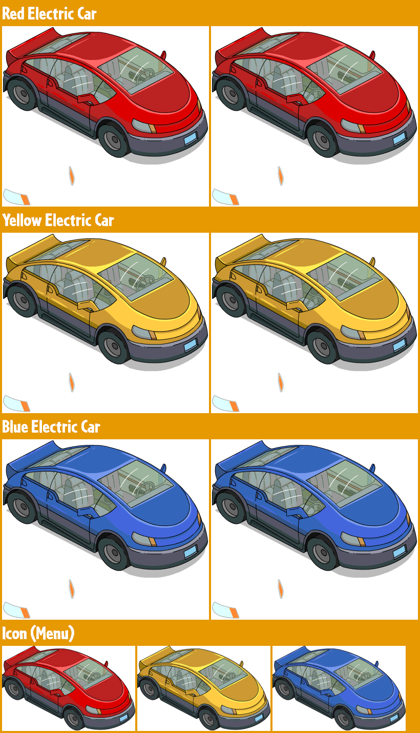 The Simpsons: Tapped Out - Electric Car