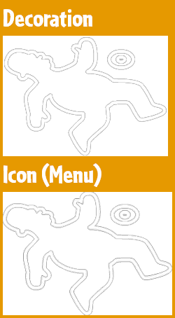 Fat Chalk Outline