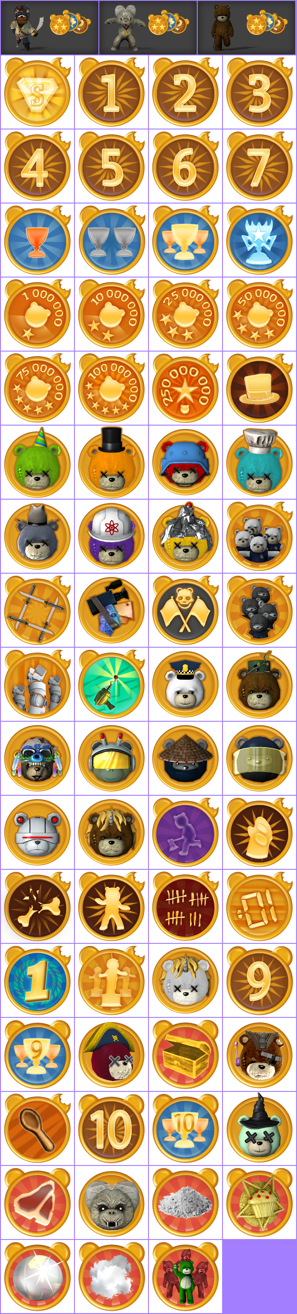 Trophy Banner & Icons