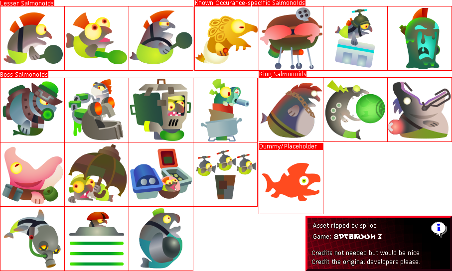 Splatoon 3 - Salmonid Icons