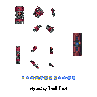 Mega Man X5 - Volt Kraken Stage Objects