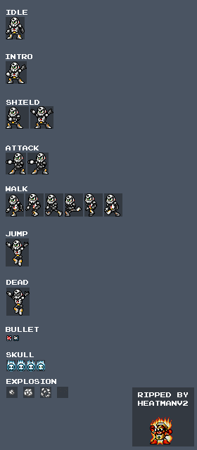 Mega Man: The Sequel Wars - Episode Red (Homebrew) - Skull Man