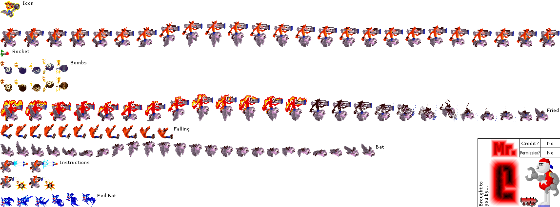 Crash Bandicoot Purple: Ripto's Rampage / Crash Bandicoot Fusion - Bat Attack Crash