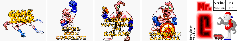 Earthworm Jim: Menace 2 the Galaxy - Special Screens