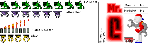 Gex 2: Enter the Gecko - Rezopolis Enemies