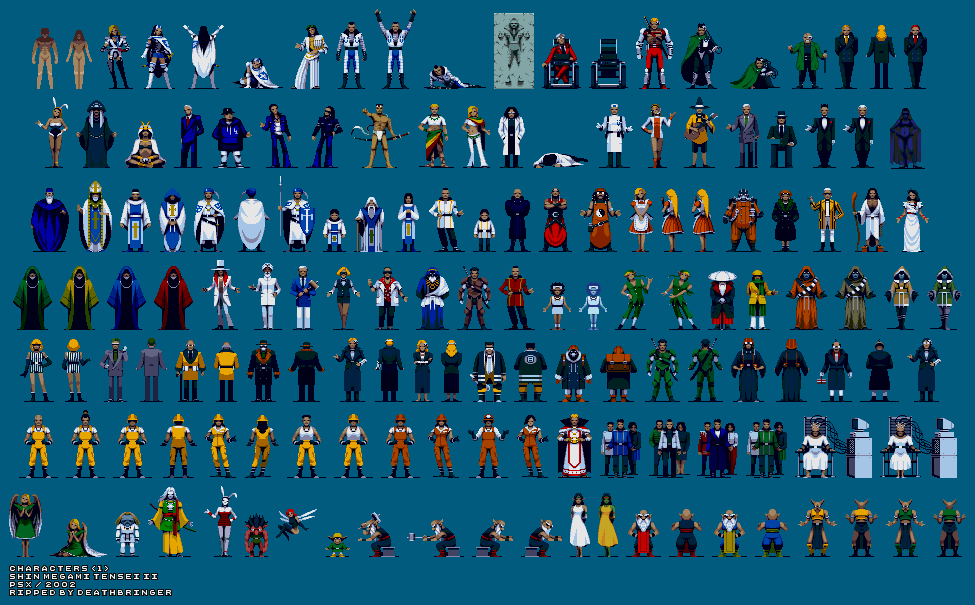 Shin Megami Tensei II (JPN) - Characters (1)