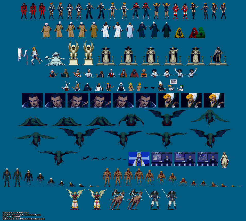 Shin Megami Tensei II (JPN) - Characters (2)