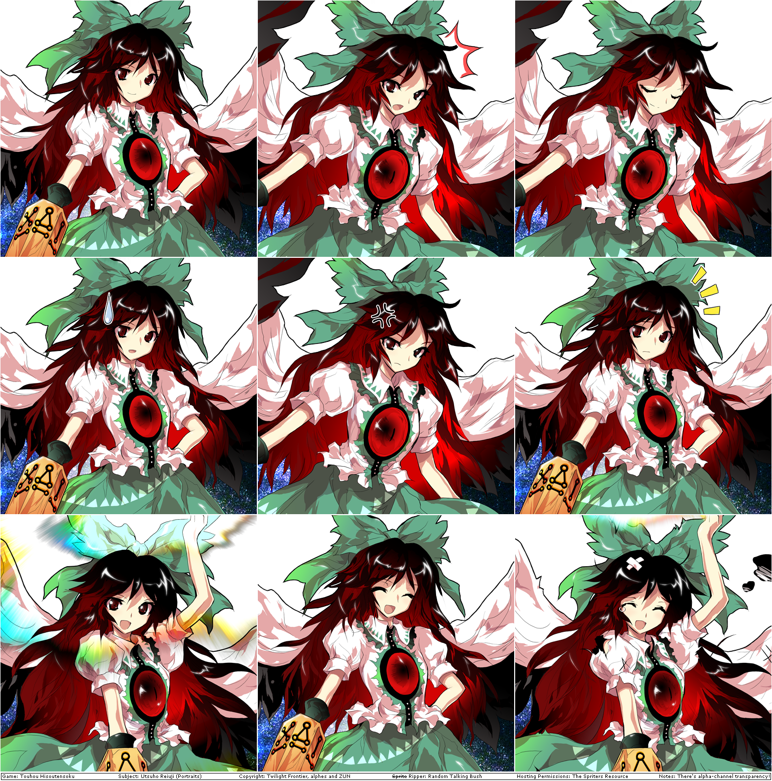 Utsuho Reiuji's Portraits