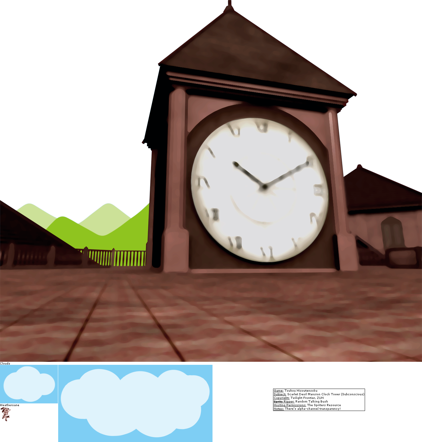 Touhou Hisoutensoku - Scarlet Devil Mansion Clock Tower (Subconscious)