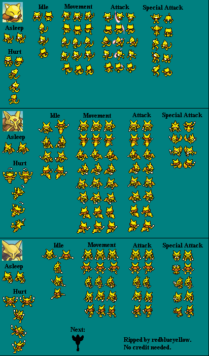 Pokémon Mystery Dungeon: Explorers of Time / Darkness - Abra, Kadabra & Alakazam