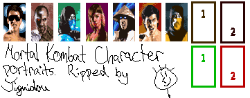 Mortal Kombat - Character Portraits