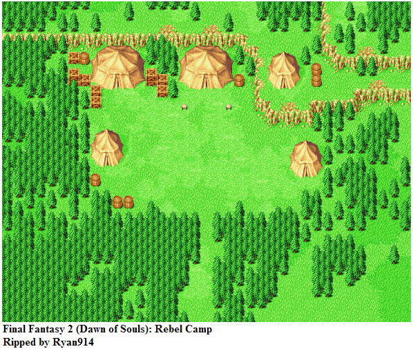 Final Fantasy 2: Dawn of Souls - Rebel Camp