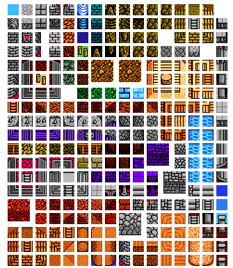 Dragon Warrior 4 - Wall Tiles