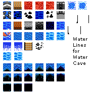 Dragon Warrior 4 - Water Tiles