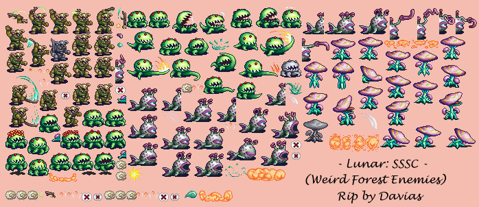 Weird Forest Enemies