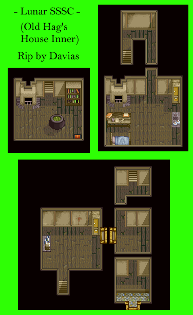 Lunar: Silver Star Story Complete - Old Hag's House Interior