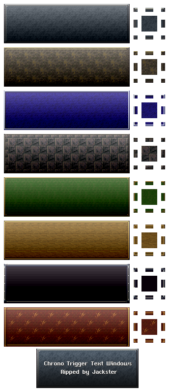 Chrono Trigger - Text Windows
