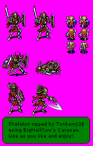 Shining Force 2 - Skeleton