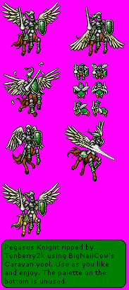 Shining Force 2 - Pegasus Knight