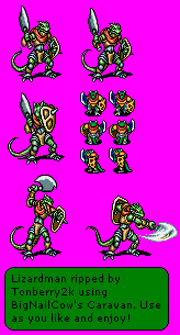 Shining Force 2 - Lizardman