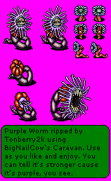 Shining Force 2 - Purple Worm