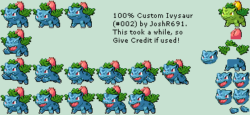 Pokémon Generation 1 Customs - #002 Ivysaur