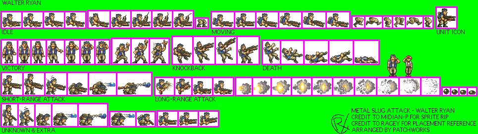 Metal Slug Attack - Walter Ryan