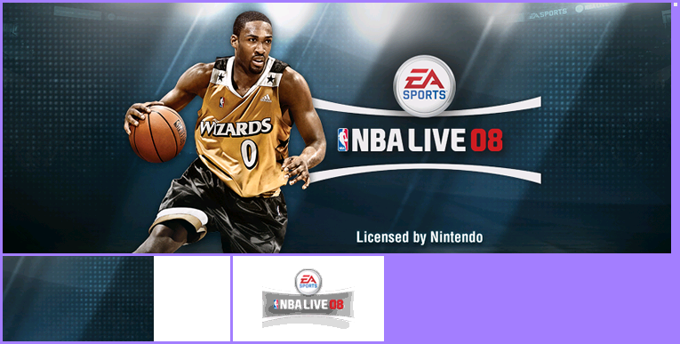 NBA Live 08 - Wii Menu Banner & Icon