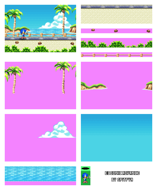 Sonic the Hedgehog Customs - Neo Green Hill Zone (E3 Beta Recreation)