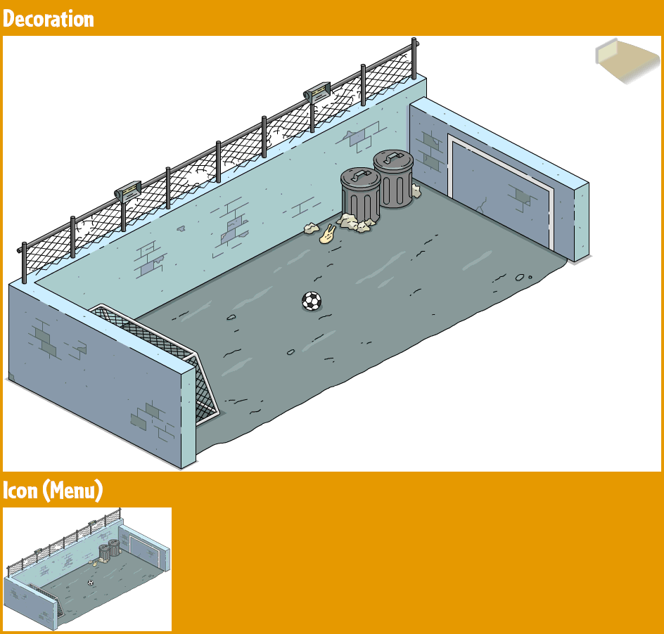 The Simpsons: Tapped Out - Street Soccer Court