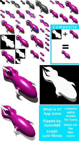 Astro Squid - Application Icons