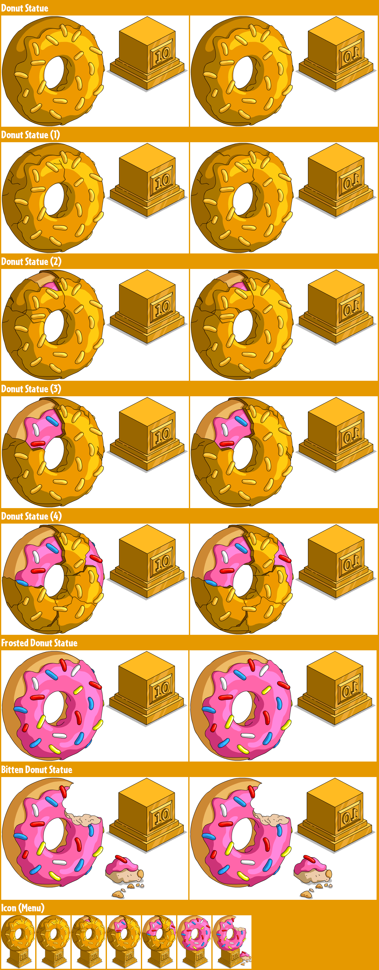 The Simpsons: Tapped Out - Donut Statue