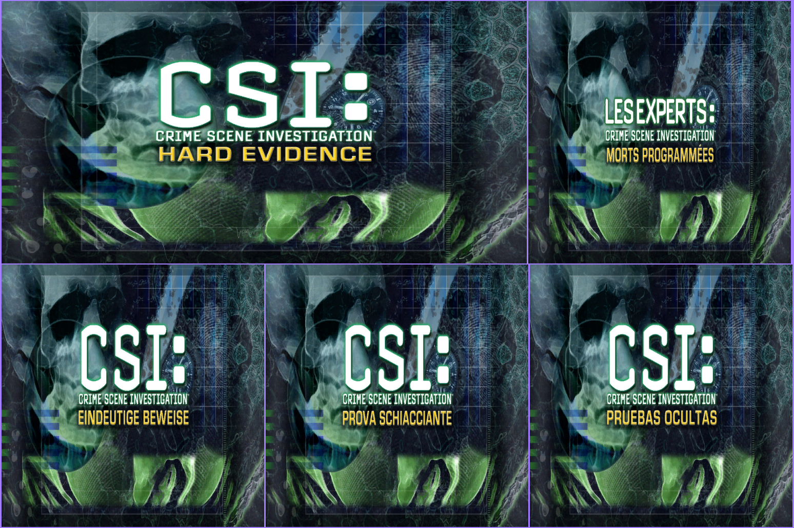 CSI: Hard Evidence - Copyright Background
