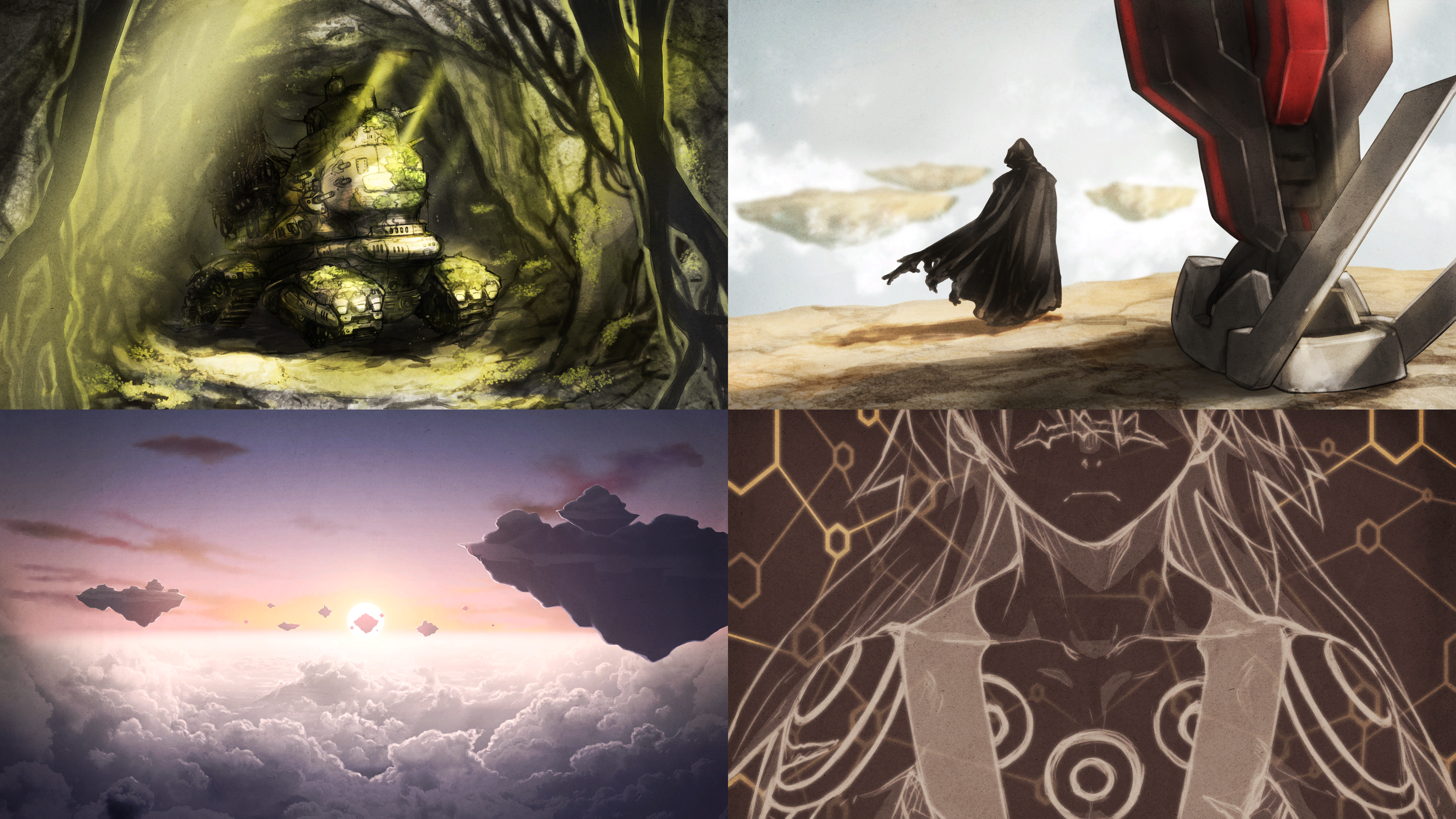 Fuga: Melodies of Steel - Post-Credits Illustrations