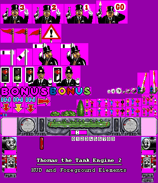 HUD and Foreground Elements