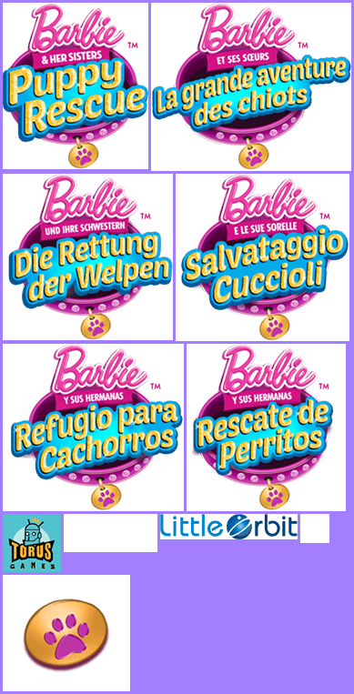 Barbie & Her Sisters: Puppy Rescue - Wii Menu Banner & Icon