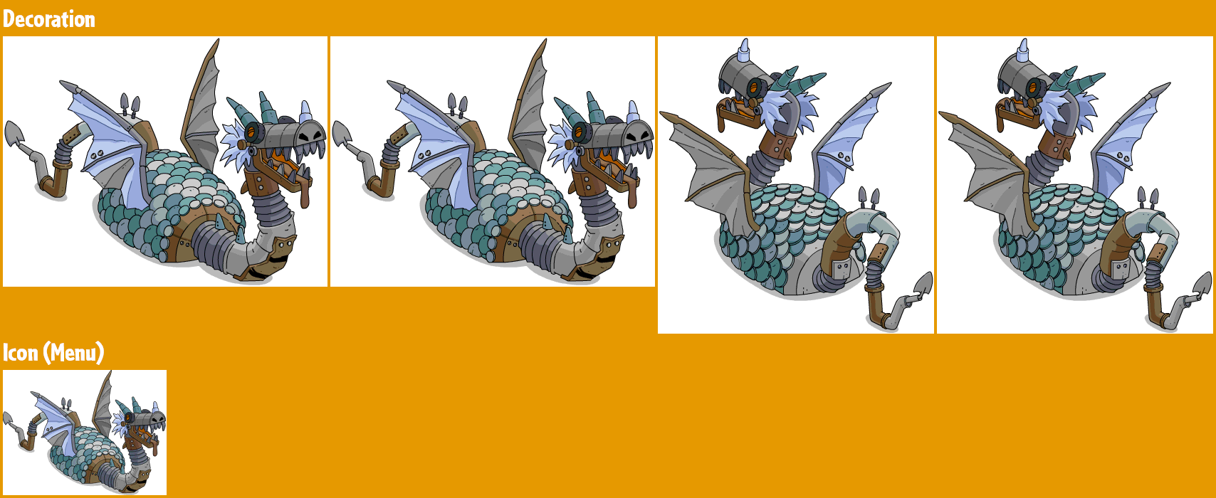 The Simpsons: Tapped Out - Desert Dragon Sculpture