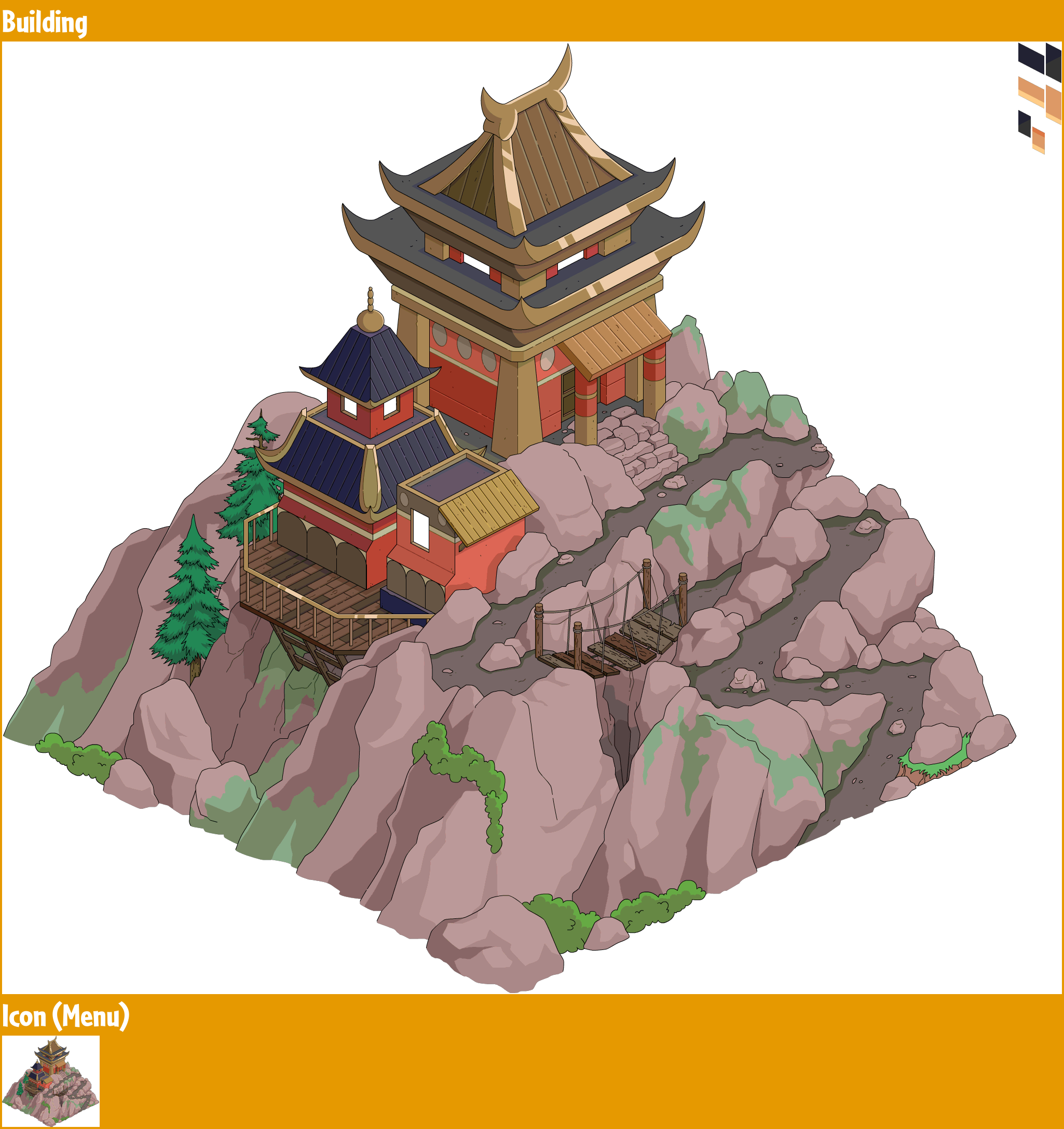 The Simpsons: Tapped Out - Mountain Buddhist Temple