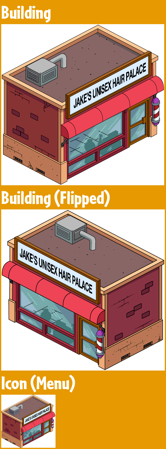 The Simpsons: Tapped Out - Jake's Unisex Hair Palace