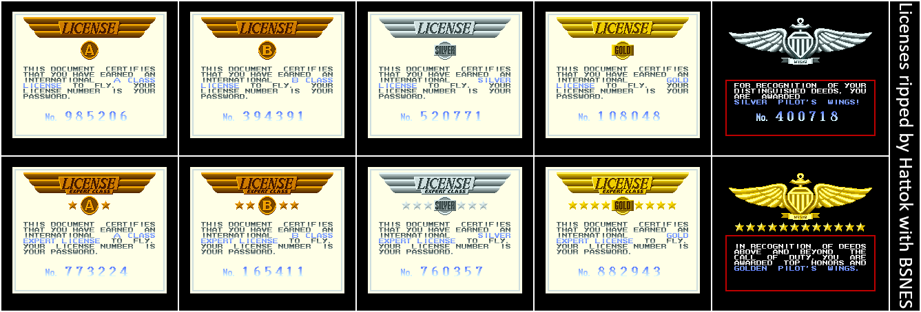 Licenses