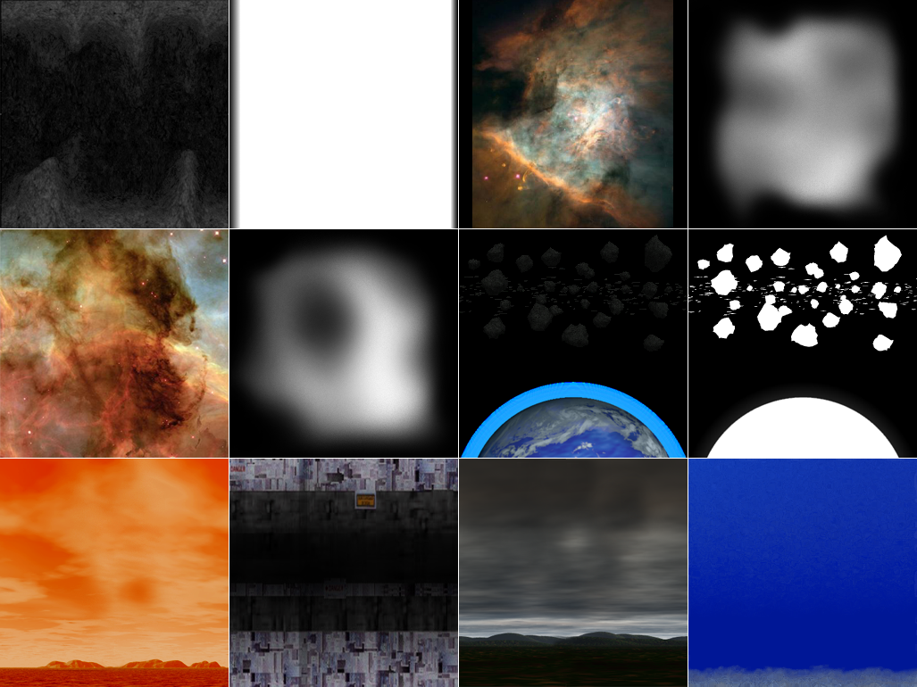 Astro Squid - Level Backgrounds