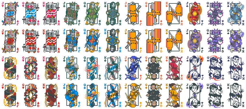 "Friends of Jimbo 3" Playing Cards