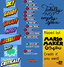 Mario & Luigi: Bowser's Inside Story - Battle Ratings & Status Effects