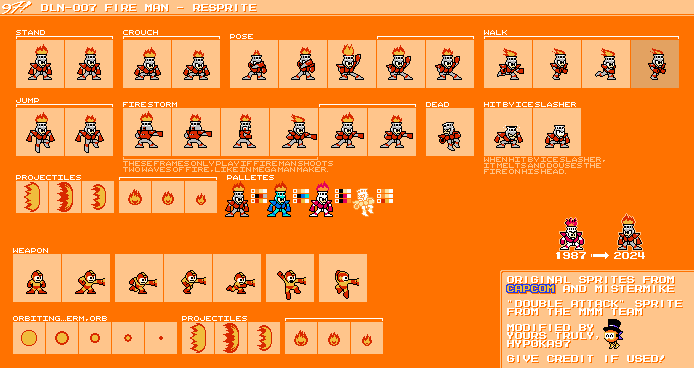 Fire Man (MM9/10-Style)