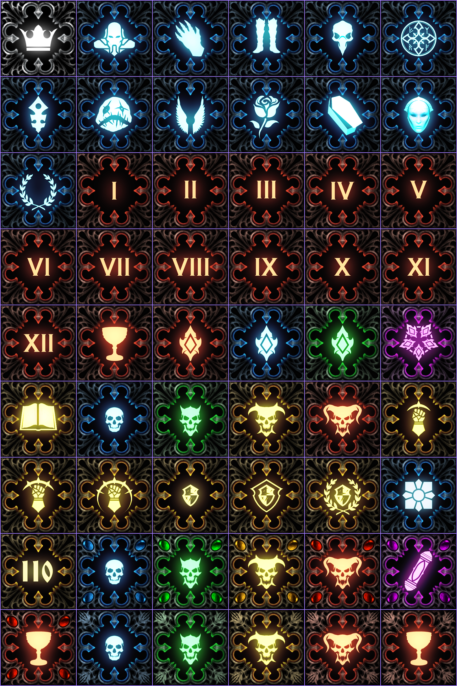 Castlevania: Lords of Shadow - Trophy Icons